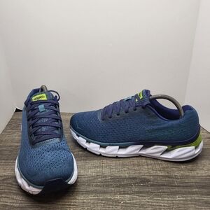 Hoka One One Elevon Shoes Mens Size 9.5 Blue White Running Athletic Sneakers